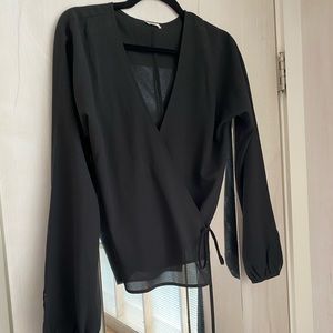 Wilfred wrap blouse